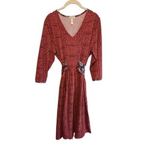 Matilda Jane Clothing Womens Large Dress 3/4 Sleeve